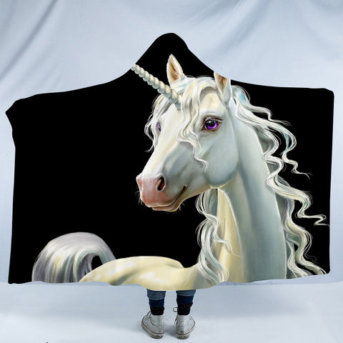 Image of 3D Unicorn SW0037 Hooded Blanket
