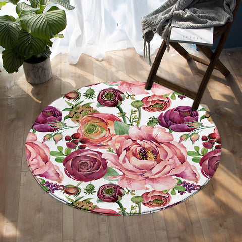 Image of Exotic Roses SW0300 Round Rug