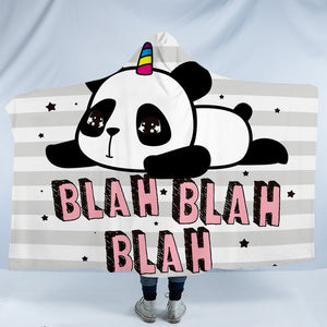 Blah Panda SW0049 Hooded Blanket