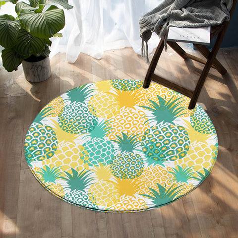 Image of Pineapple Lines SW0515 Round Rug