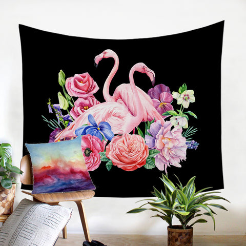 Image of Flamingos SW1194 Tapestry
