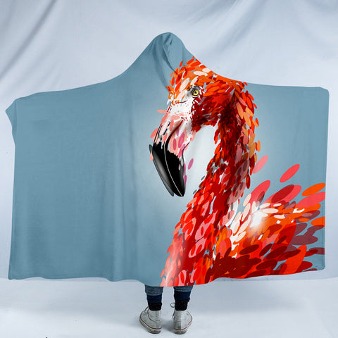 Image of Flamingo SW0491 Hooded Blanket