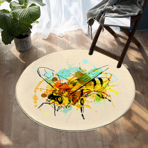 Painted Bee SW1162 Round Rug