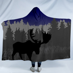 Night Elk SW0085 Hooded Blanket