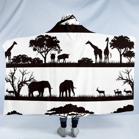 Image of Savannah Flashback SW0014 Hooded Blanket