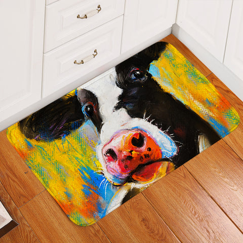 Image of Cow Mugshot Door Mat