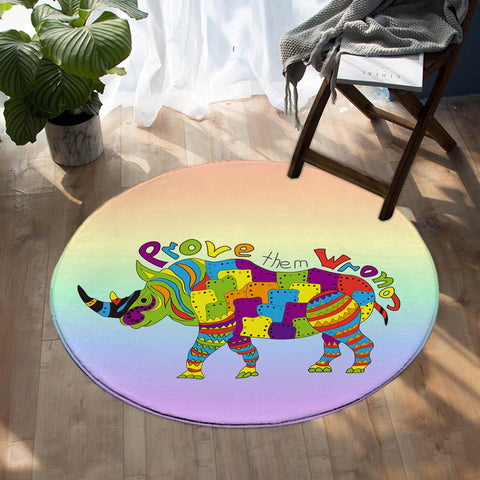 Image of Rhino SW0859 Round Rug