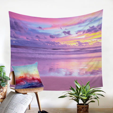 Image of Purplish Sunrise SW1387 Tapestry