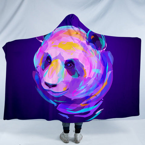 Image of Neon Panda SW0995 Hooded Blanket
