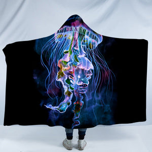 Ghostly Jellyfish SW0987 Hooded Blanket