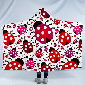 Ladybug Themed SW1185 Hooded Blanket