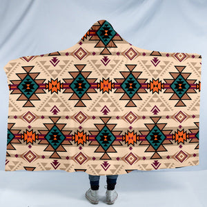 Geometric Decoration SW0497 Hooded Blanket