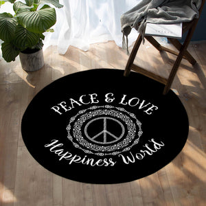 World Peace SW0502 Round Rug