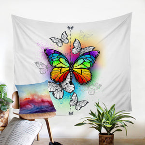 Rainbow Butterfly SW1116 Tapestry