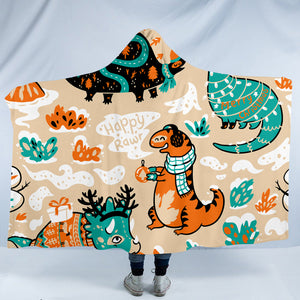 Cozy Dino SW0876 Hooded Blanket