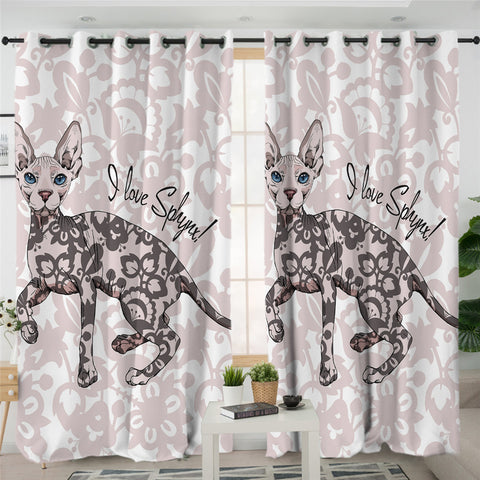 Image of Sphynx 2 Panel Curtains