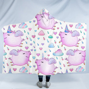 Magical Pigs SW0058 Hooded Blanket