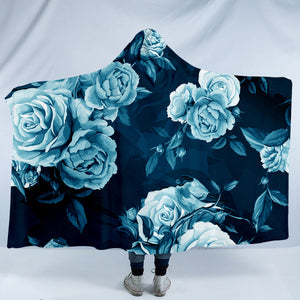 Ghostly Roses SW0503 Hooded Blanket