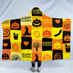 Halloween Icons SW1360 Hooded Blanket