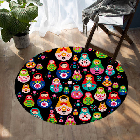 Image of Matryoshka SW1156 Round Rug