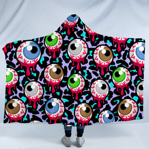 Eyeballs SW1366 Hooded Blanket