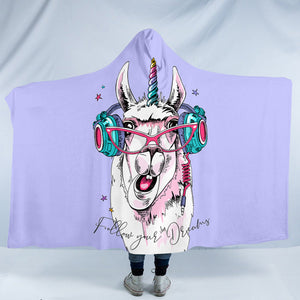 Snazzy Llama SW0772 Hooded Blanket