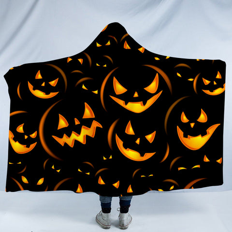 Image of Craved Pumpkins SW1363 Hooded Blanket