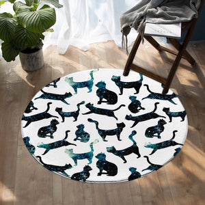 Dog Shadows SW0499 Round Rug