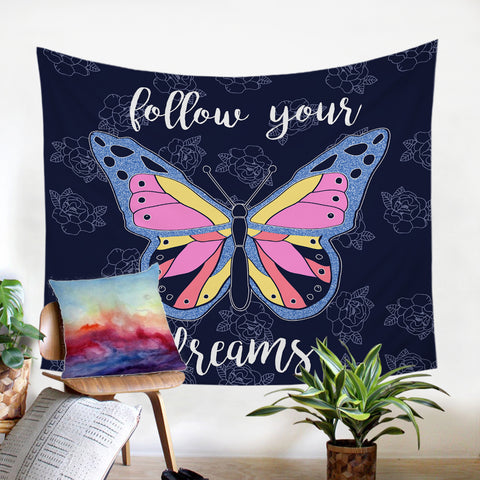 Image of Dream Butterfly SW1102 Tapestry