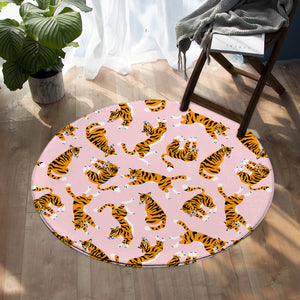 Tiger Playground SW1172 Round Rug