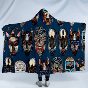 Tribal Face Collection SW0874 Hooded Blanket