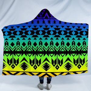 Shape Patterns SW0489 Hooded Blanket