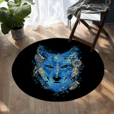 Image of Pixie Wolf SW0475 Round Rug