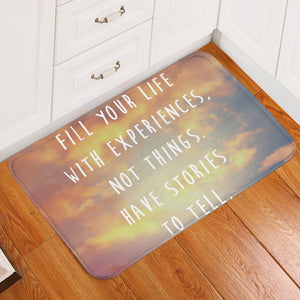 Life Quote Door Mat