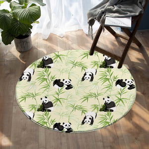 A Bamboo Of Pandas SW0306 Round Rug