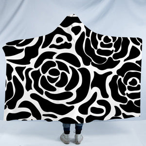 Rose Patterns SW1377 Hooded Blanket