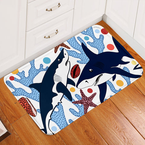 Image of Corals & Sharks Door Mat