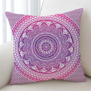 Mandala Mauve Cushion Cover - Beddingify