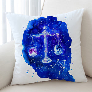 Blue Libra Cushion Cover - Beddingify