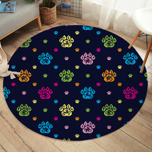 Paw Patterns SW1750 Round Rug