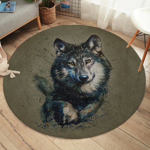 Image of Wolf Haven SW2039 Round Rug