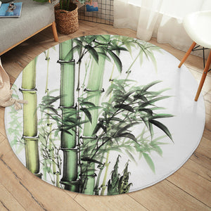 Bamboo Trees SW2490 Round Rug