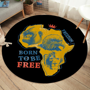 Born To Be Free SW1829 Round Rug