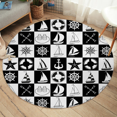 Image of Beyond The Sea SW2327 Round Rug