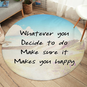 Life Quote SW2056 Round Rug