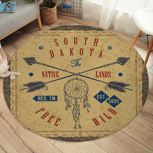 Native American Style SW2502 Round Rug