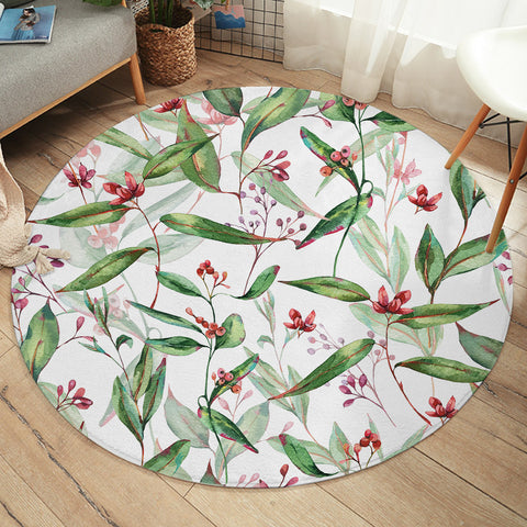 Image of Pretty Plant SW2332 Round Rug