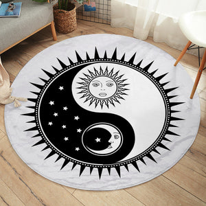 Bipolar Sun & Moon SW2473 Round Rug