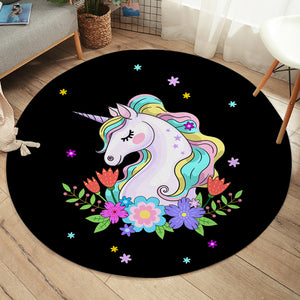 Magic Unicorn SW1913 Round Rug