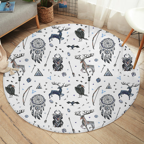 Image of Ice Tribe SW2172 Round Rug